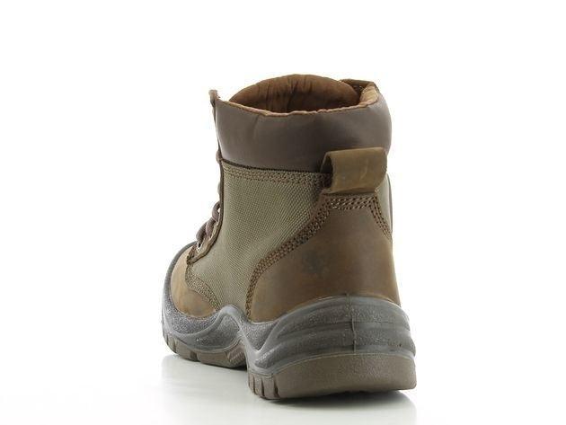 Safety Jogger werkschoenen S3 SRC Dakar Bruin achterkant