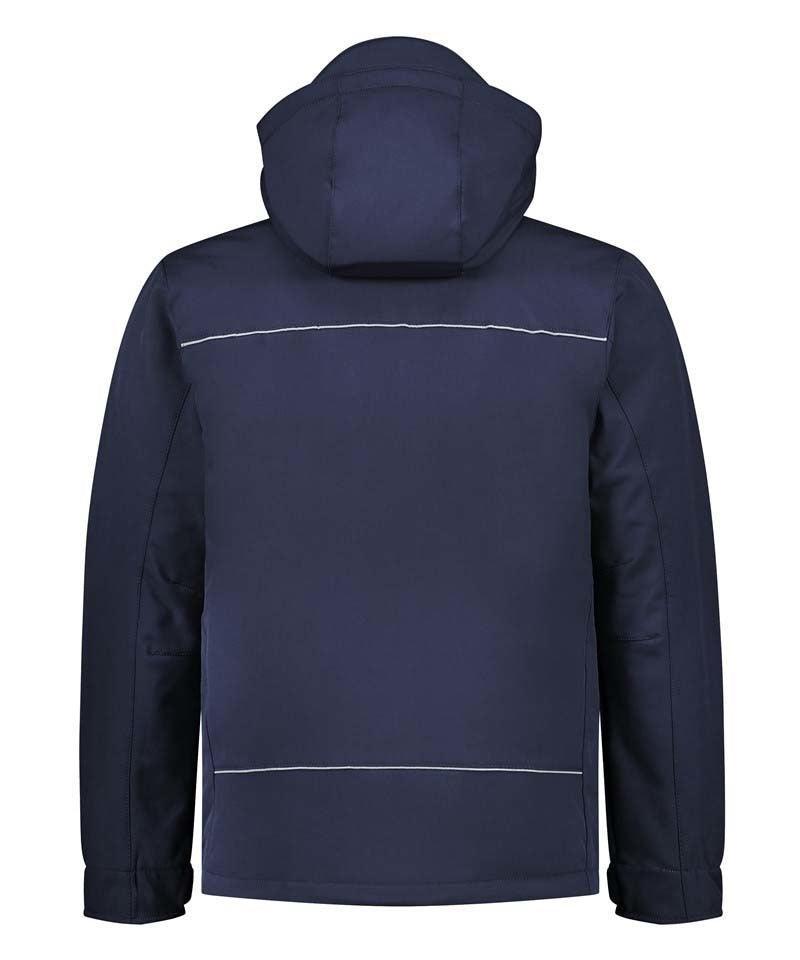 Gevoerde softshell jas Santino Stockholm achterkant