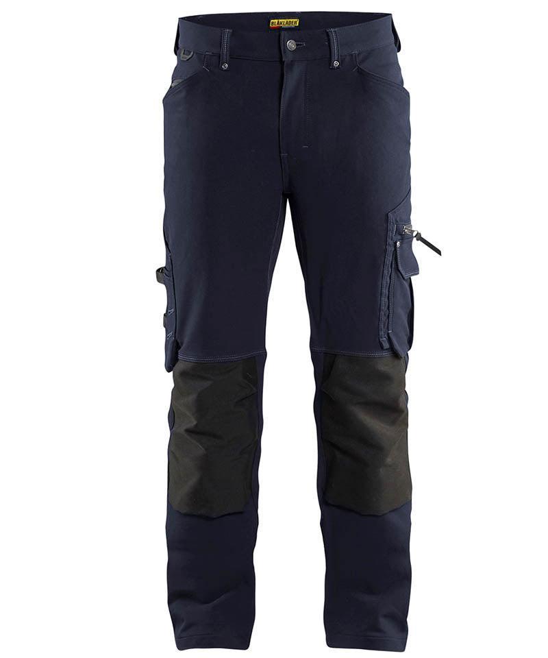Blaklader werkbroek 4-way stretch 1989 navy voorkant