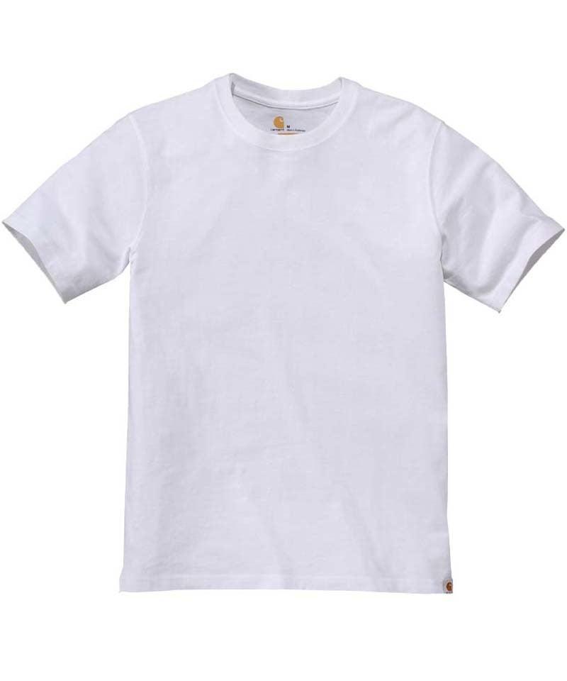 Carhartt t-shirt Basic wit voorkant