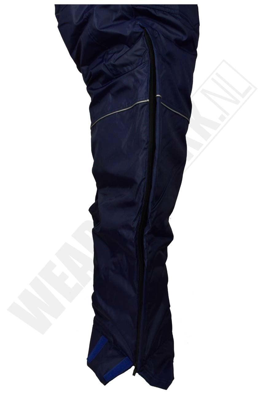 Gevoerde winteroverall rits
