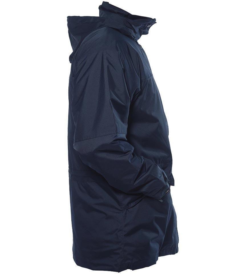 Parka jas met fleece voering Oban zijkant