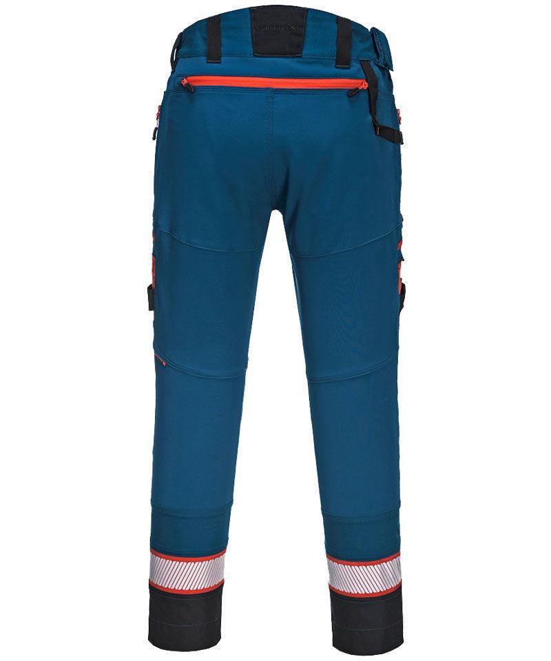Werkbroek Portwest DX449 Stretch achterkant blauw