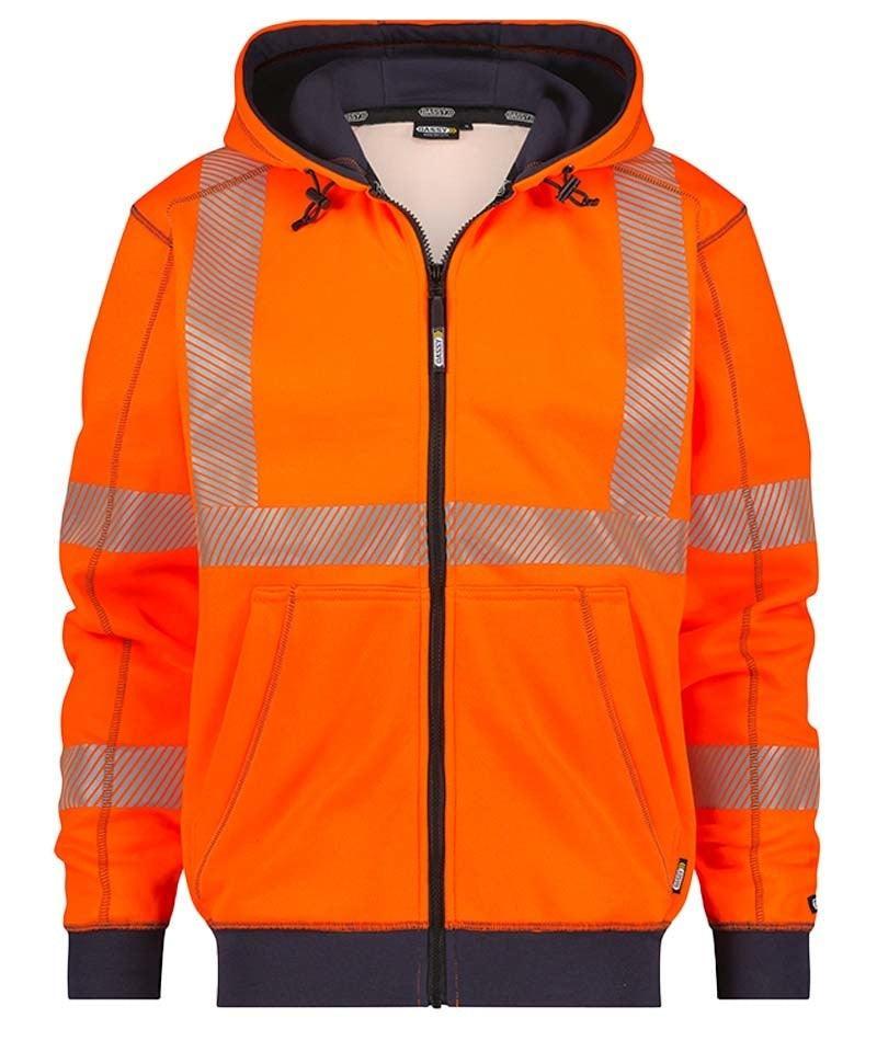 Reflecterende vest high-visibility Dassy Evans oranje