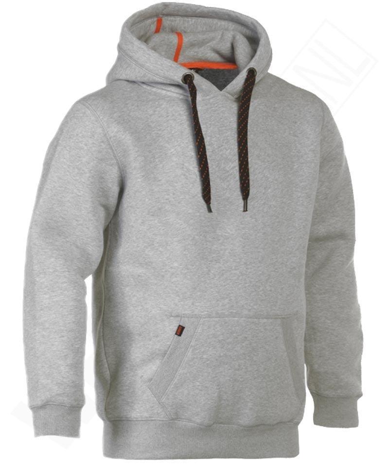 Herock Hesus sweater met capuchon grijs zijkant