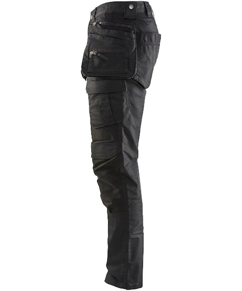 Blaklader Spijkerbroek stretch 1990 Black Edition zijkant