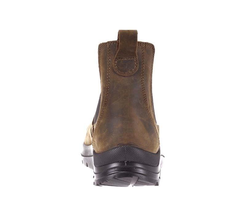 Sixton instapper hoog S3 SRC ESD bruin achterkant