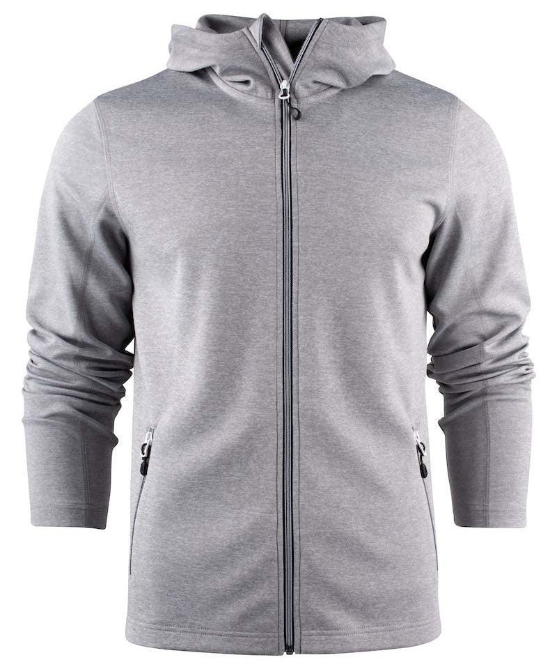 Vest met capuchon 100% Polyester Printer grijs