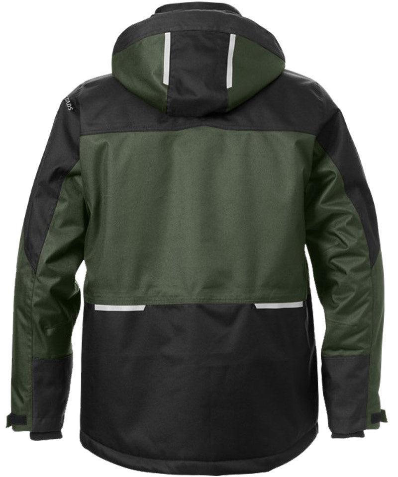 Winterjas Fristads Airtech 4058 groen achterkant