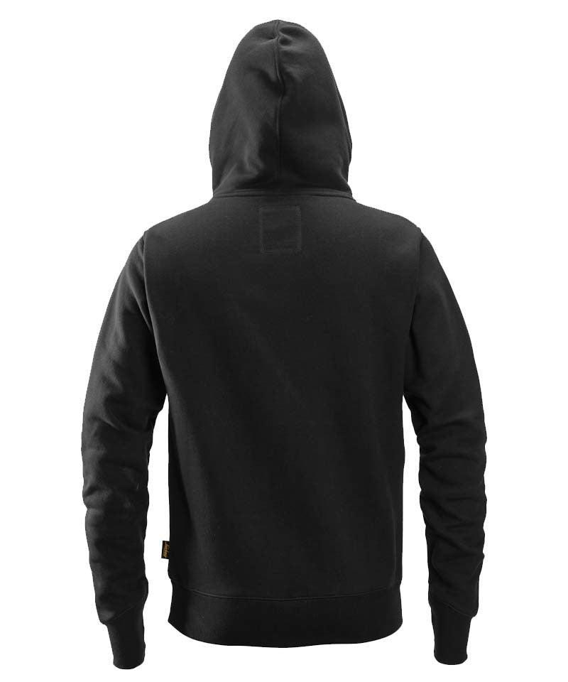 Vest met capuchon Snickers 2890 zwart achterkant