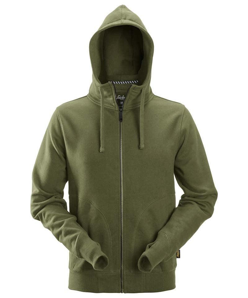 Vest met capuchon Snickers 2890 groen