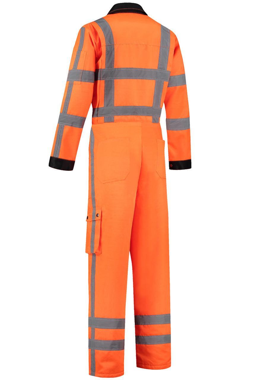 RWS Overall high-visibility oranje achterkant