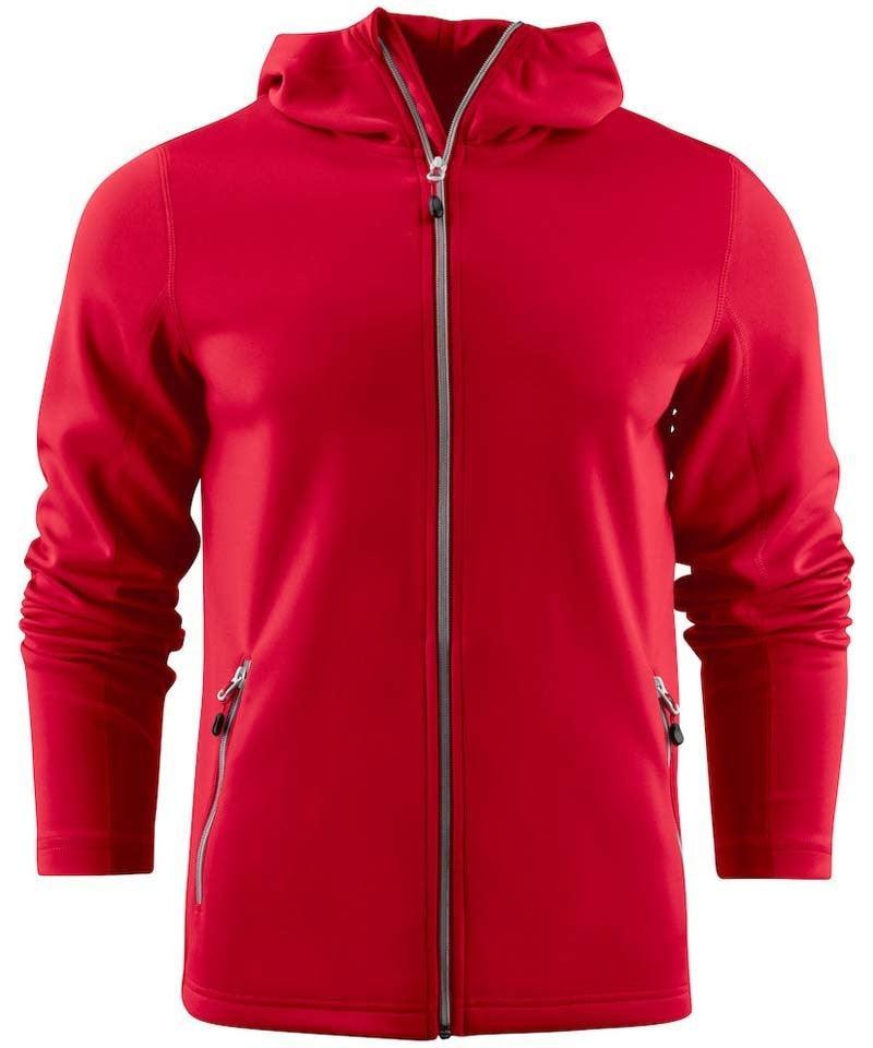Vest met capuchon 100% Polyester Printer rood