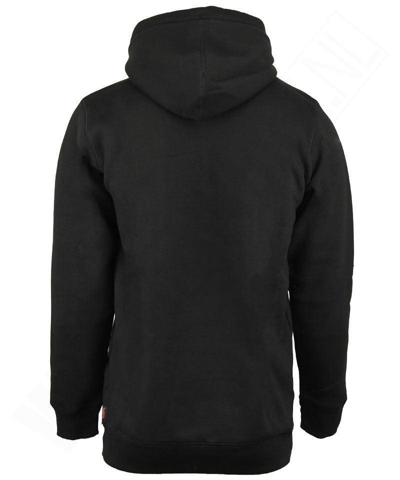 Herock Hesus sweater met capuchon zwart achterkant