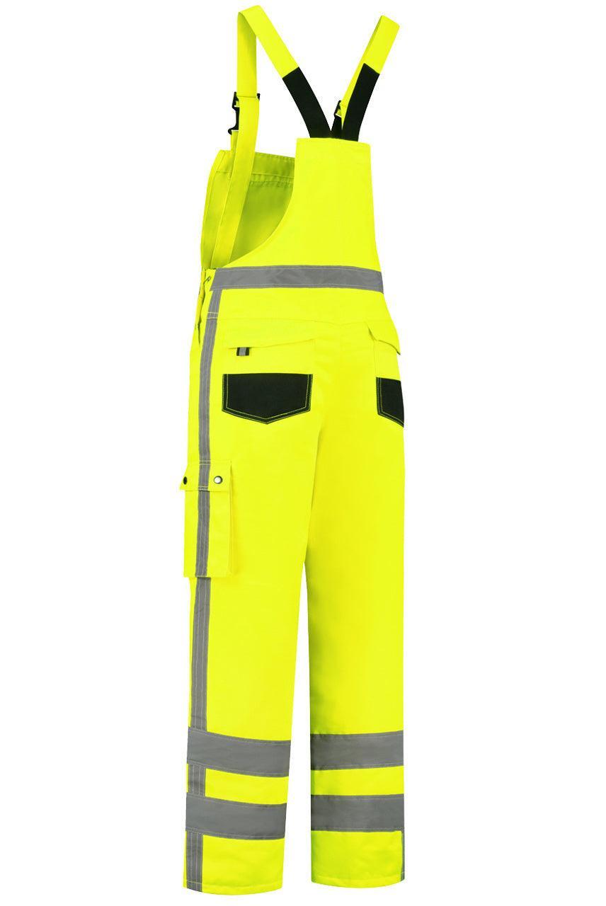 RWS Amerikaanse overall high-visibility geel achterkant