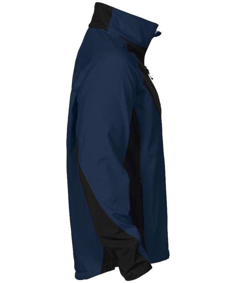 Softshell jas ProJob 2422 navy zijkant
