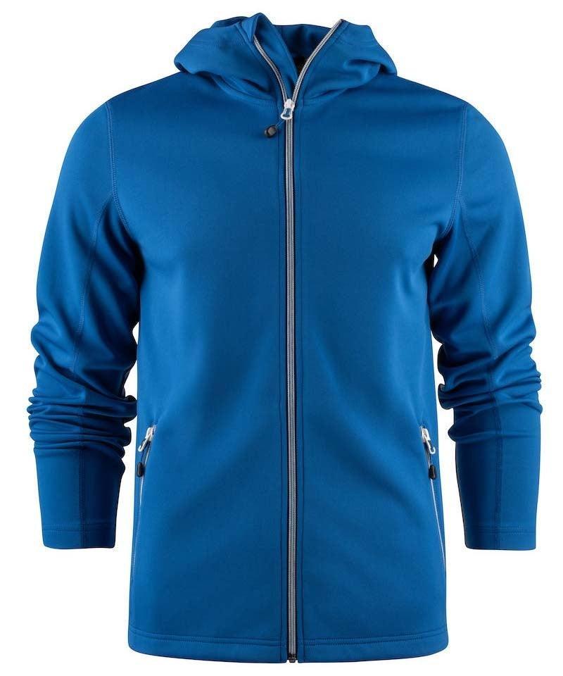Vest met capuchon 100% Polyester Printer blauw