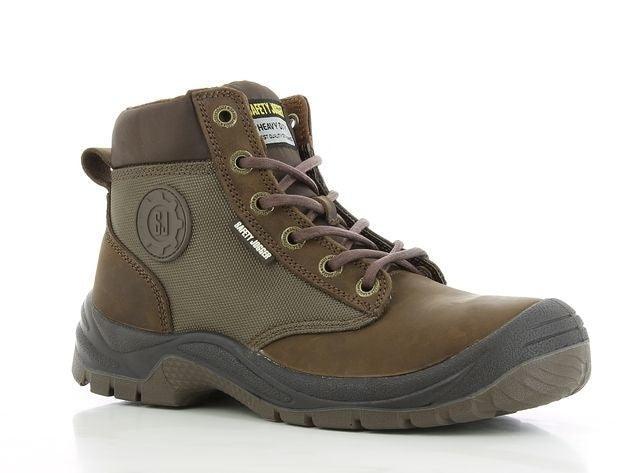 Safety Jogger werkschoenen S3 SRC Dakar Bruin schuin