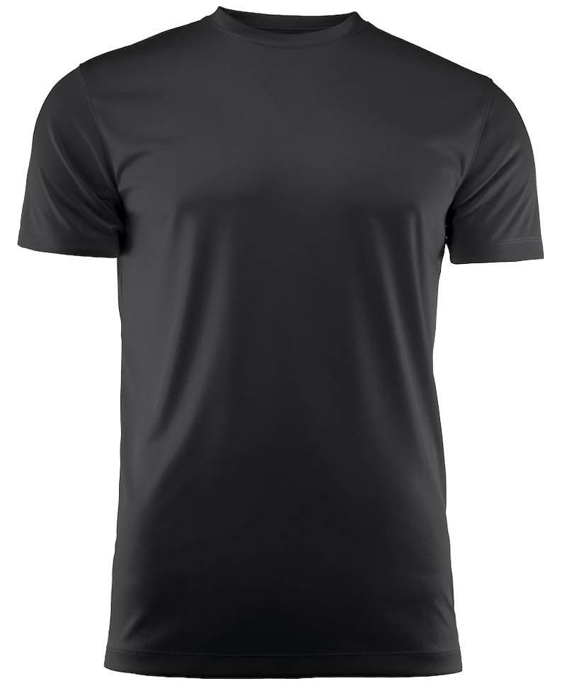 Printer sportshirt zwart