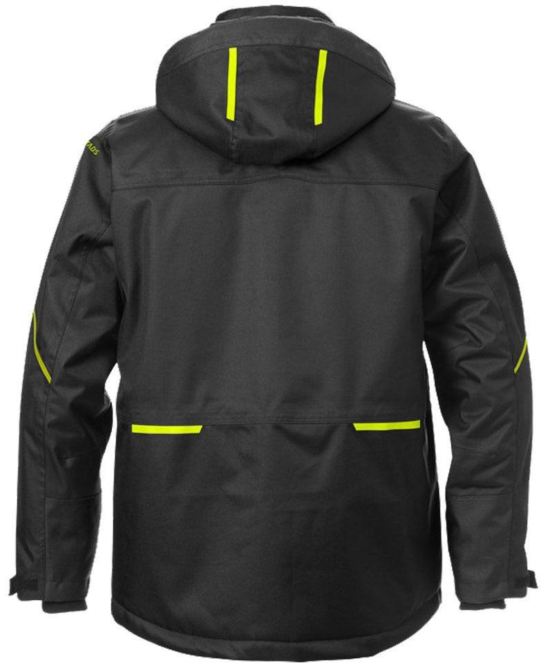 Winterjas Fristads Airtech 4058 zwart achterkant
