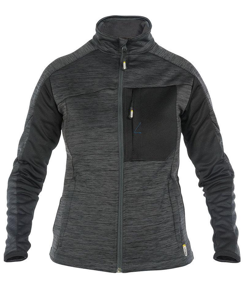 Dames Dassy vest Convex grijs