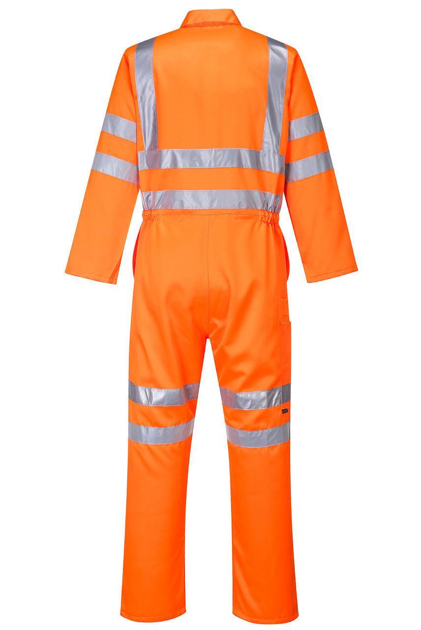High-visibility Overall oranje RT42 achterkant
