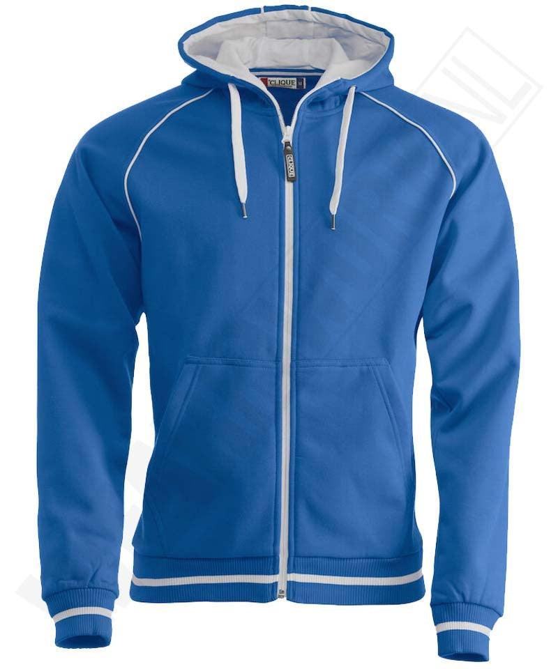 Clique vest met capuchon Gerry blauw