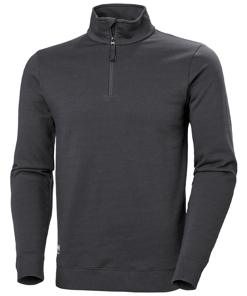 Zipneck sweater Classic Helly Hansen antraciet voorkant