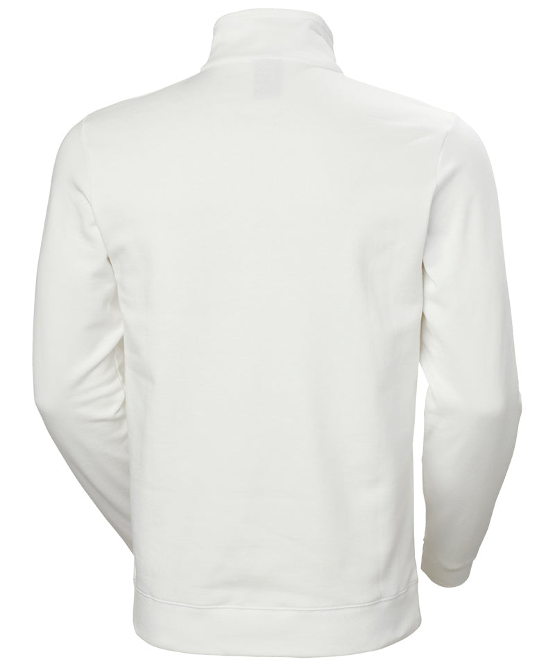 Zipneck schildersweater Classic Helly Hansen wit achterkant