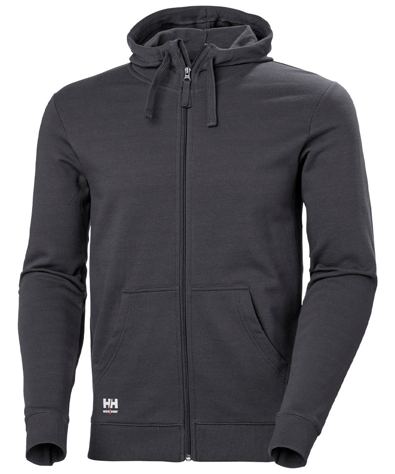 Vest met capuchon Classic Helly Hansen antraciet voorkant