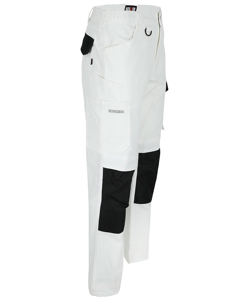 Herock werkbroek Dero wit zijkant rechts