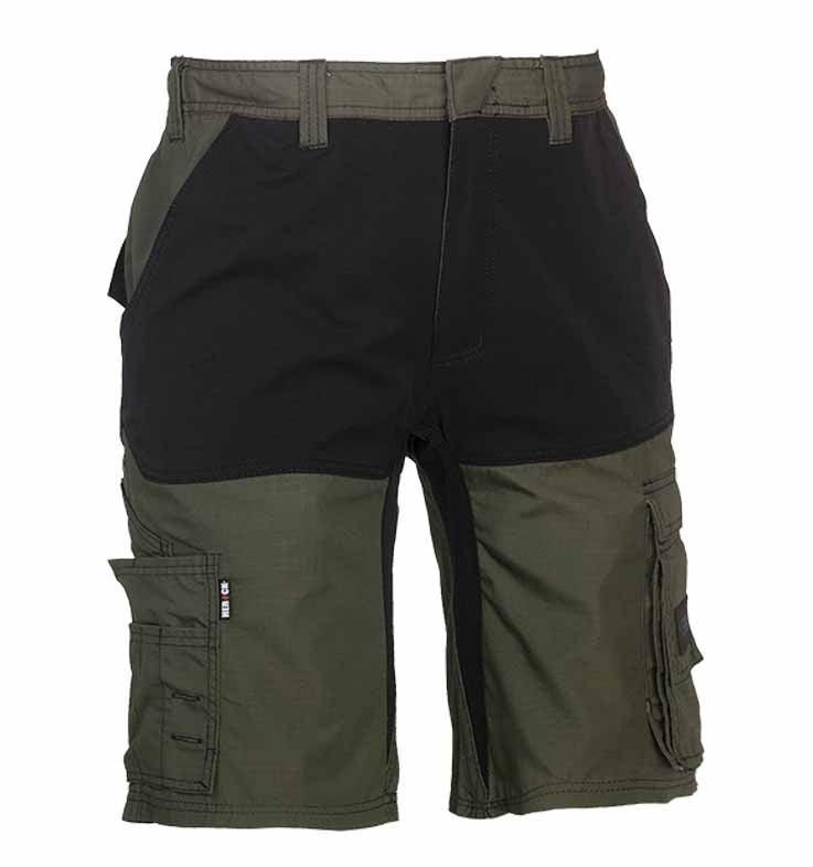Korte werkbroek Stretch Herock Hespar Bermuda groen