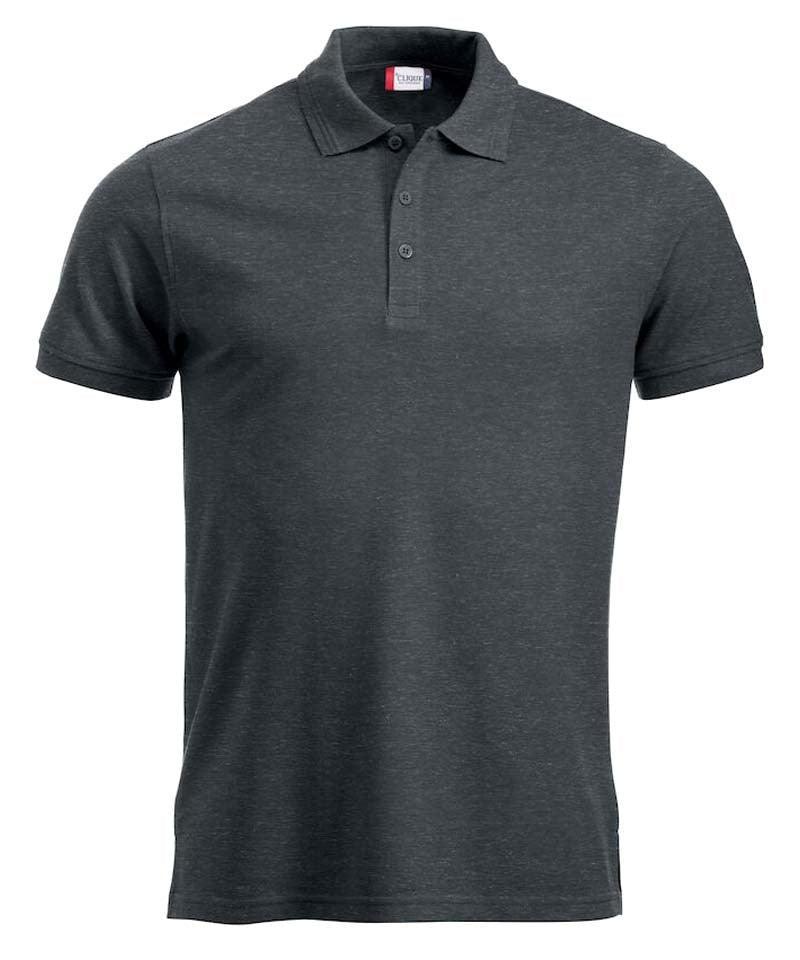 Poloshirt Clique Manhattan antraciet