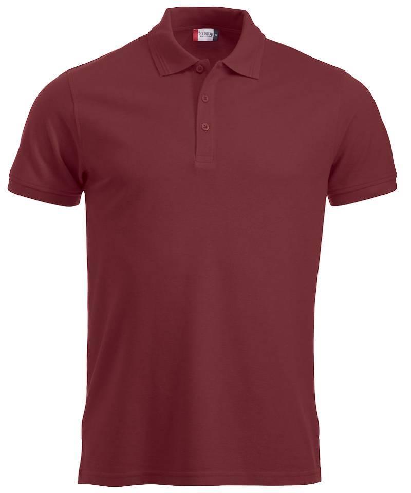 Poloshirt Clique Manhattan bordeaux