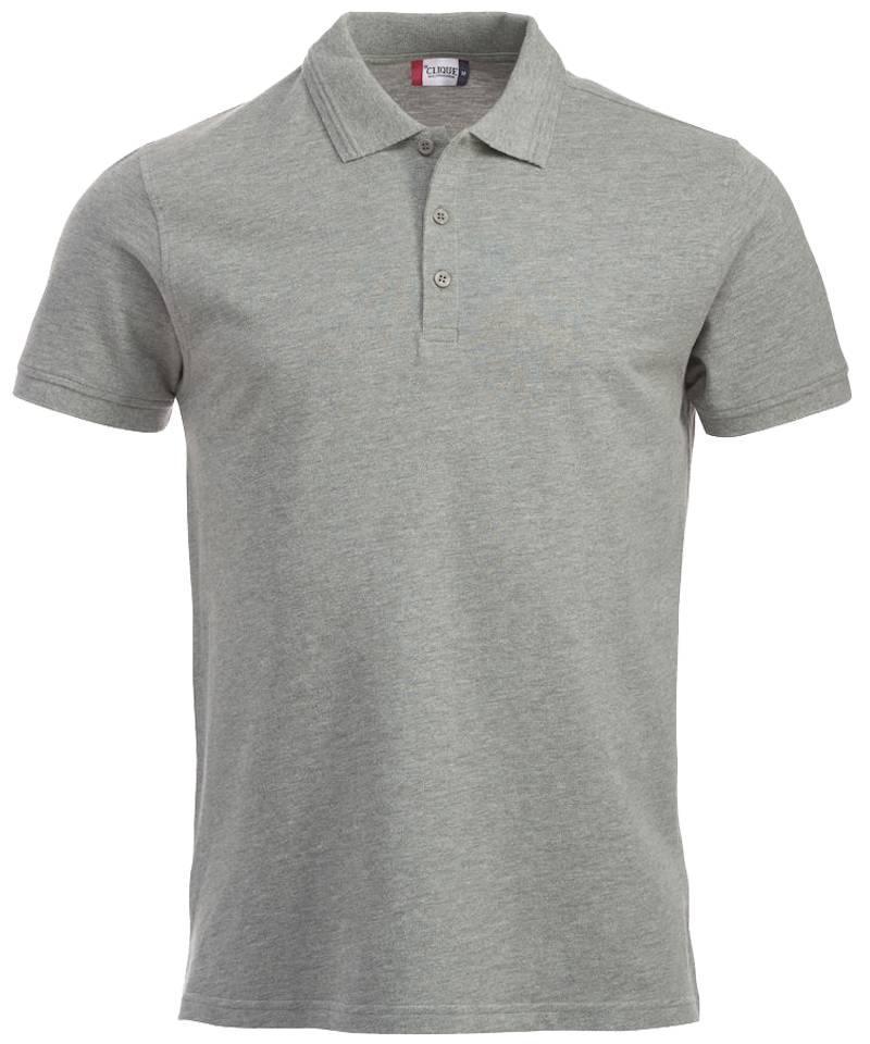 Poloshirt Clique Manhattan grijs