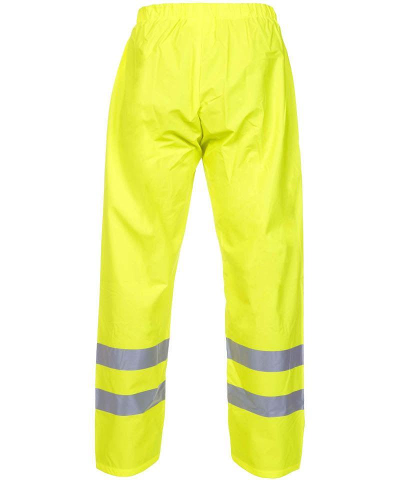 RWS regenbroek Hydrowear Oakland geel achterkant