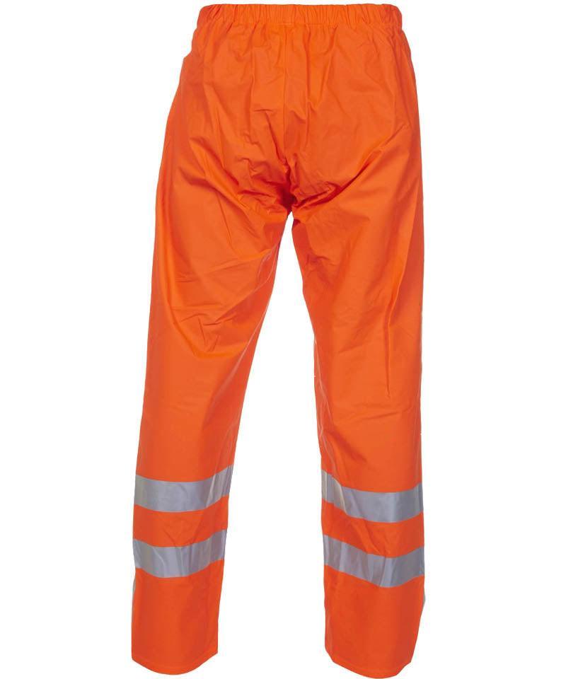 RWS regenbroek Hydrowear Oakland oranje achterkant