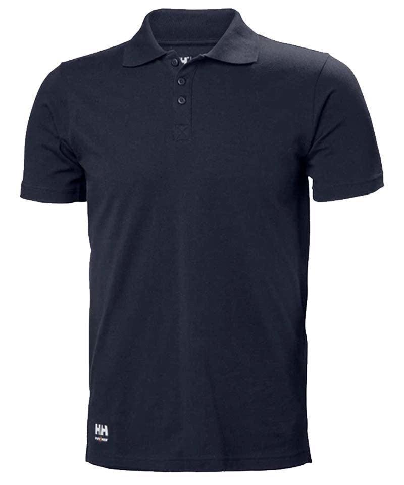 Poloshirt Manchester Classic Helly Hansen navy voorkant