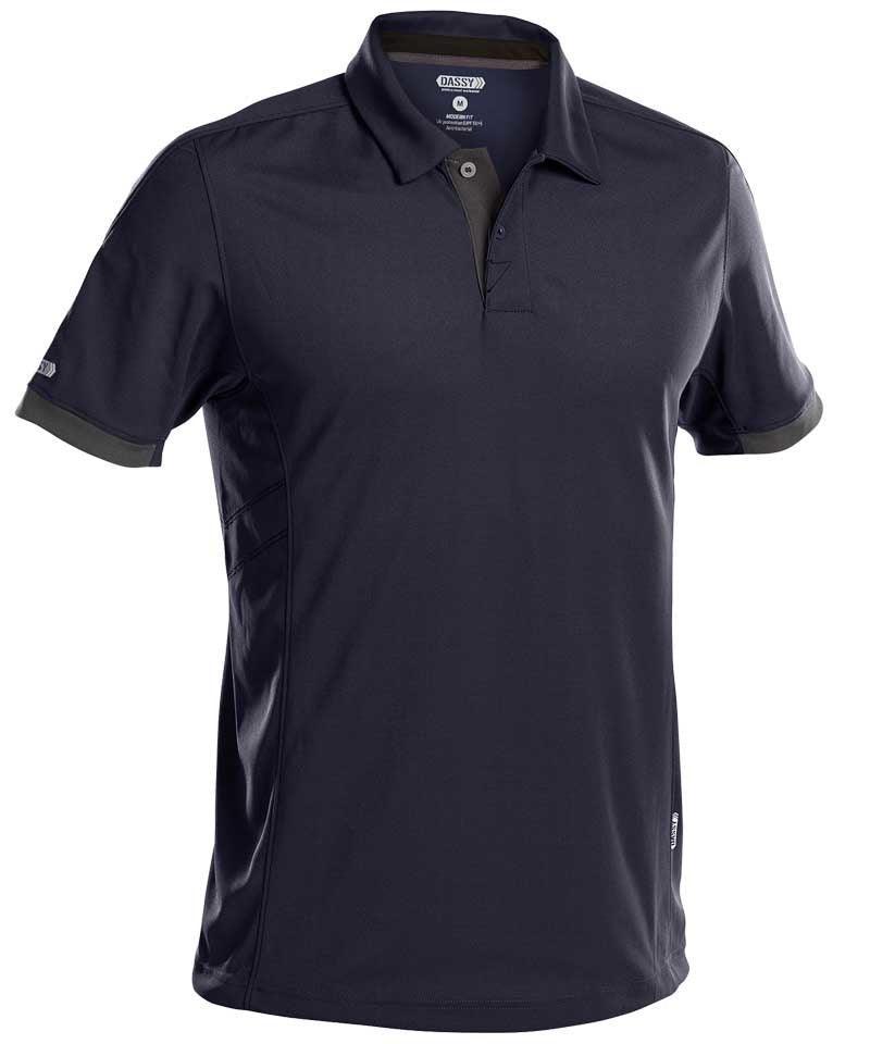 Poloshirt Dassy Traxion 100% polyester navy