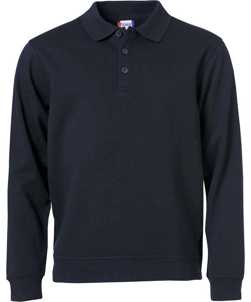 Polo sweater basic Clique navy