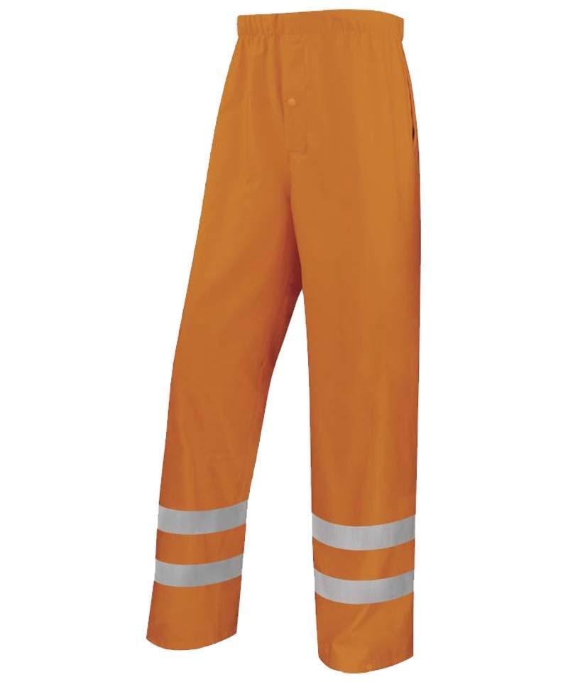 High visibility regenbroek Delta Plus oranje