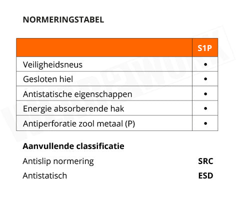 Ecofitz werkschoenen S1P Safety Jogger Grijs - Normering