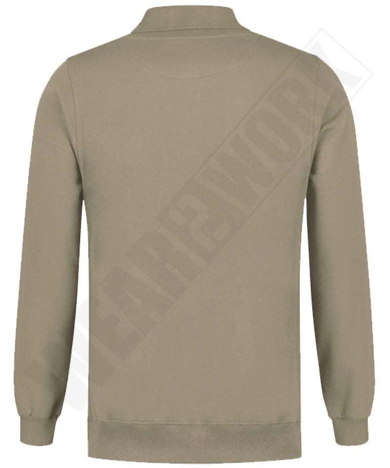 Polosweater Santino Ramon achterkant khaky