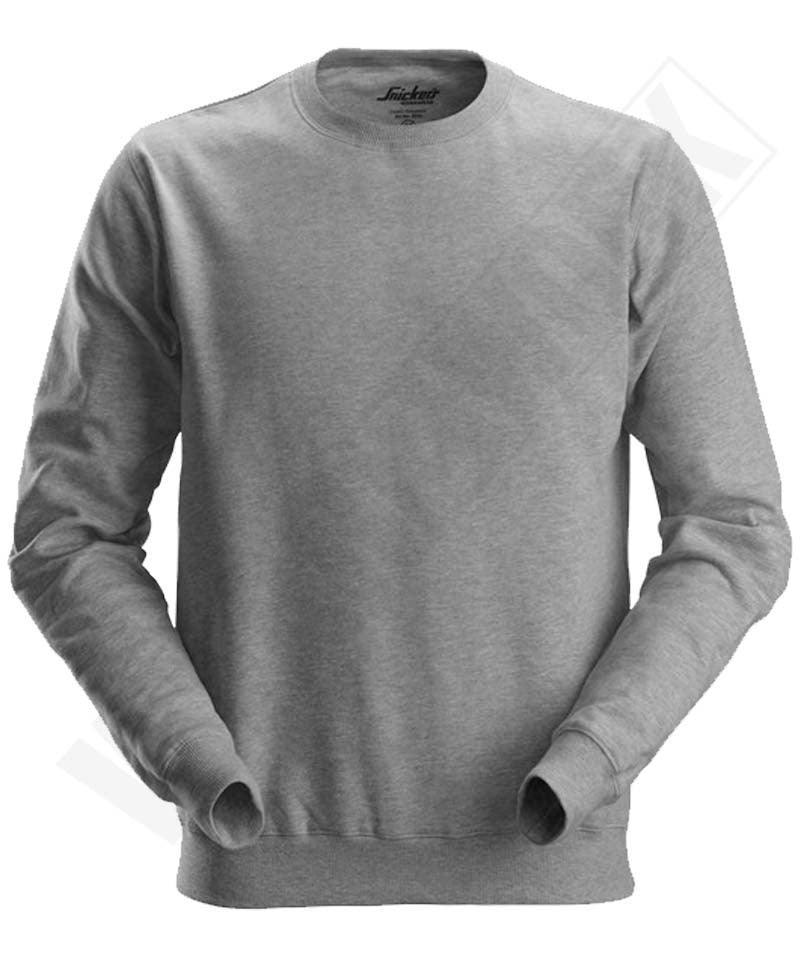 Sweater Snickers 2810 lichtgrijs voorkant