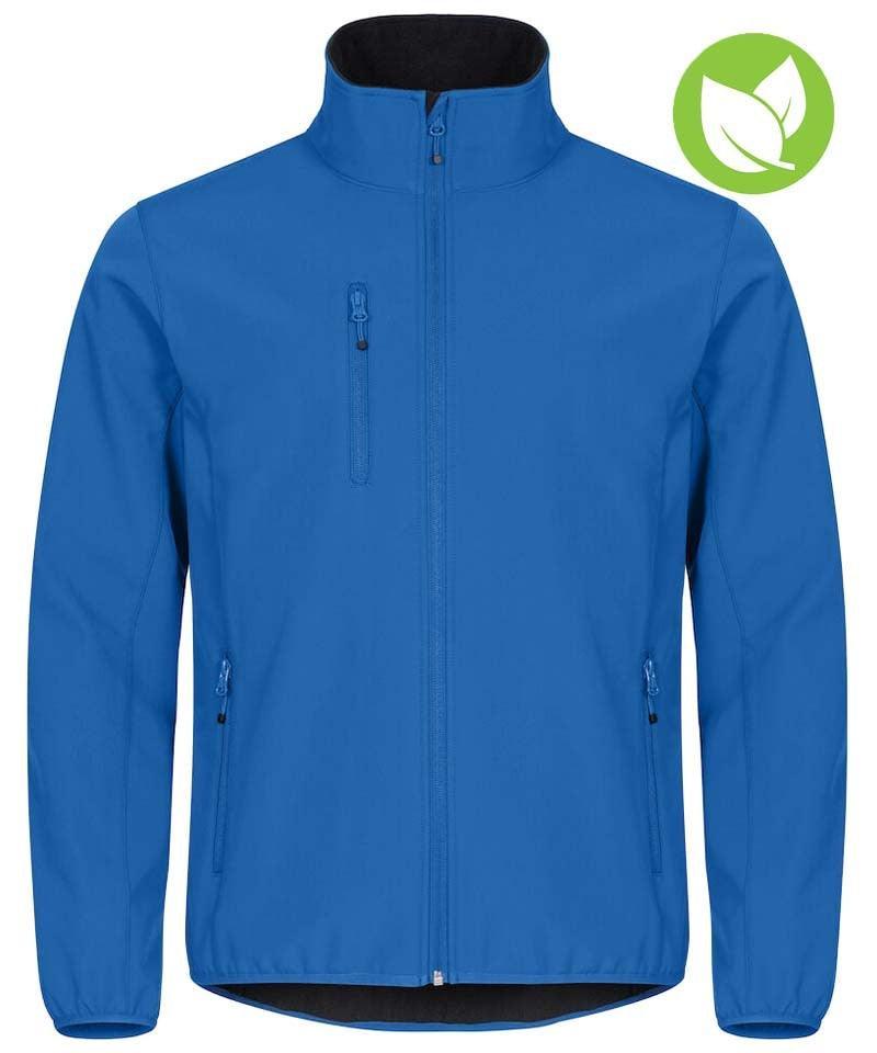 Softshell jas Clique classic blauw