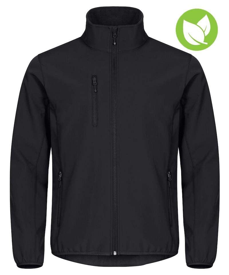 Softshell jas Clique classic zwart