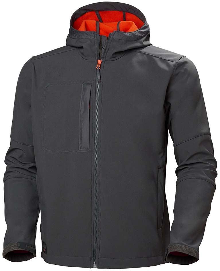 Softshell helly hansen grijs