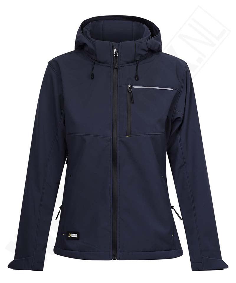 Dames softshell jas Oak Safety Jogger navy