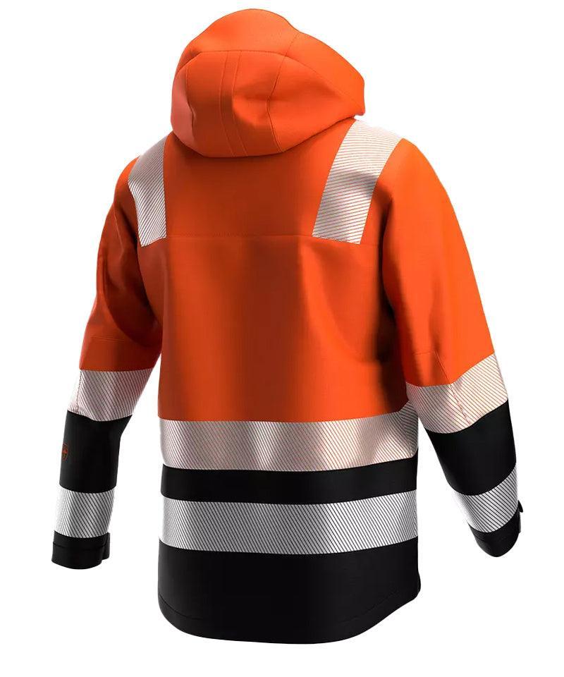 Safety Jogger high-visibility winterjas Scuti achterkant