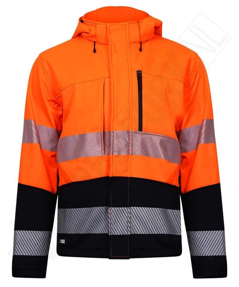 Safety Jogger high visibility softshell jas Scuti voorkant